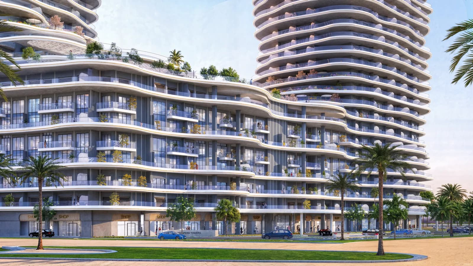 Twin Tower — Exterior 1