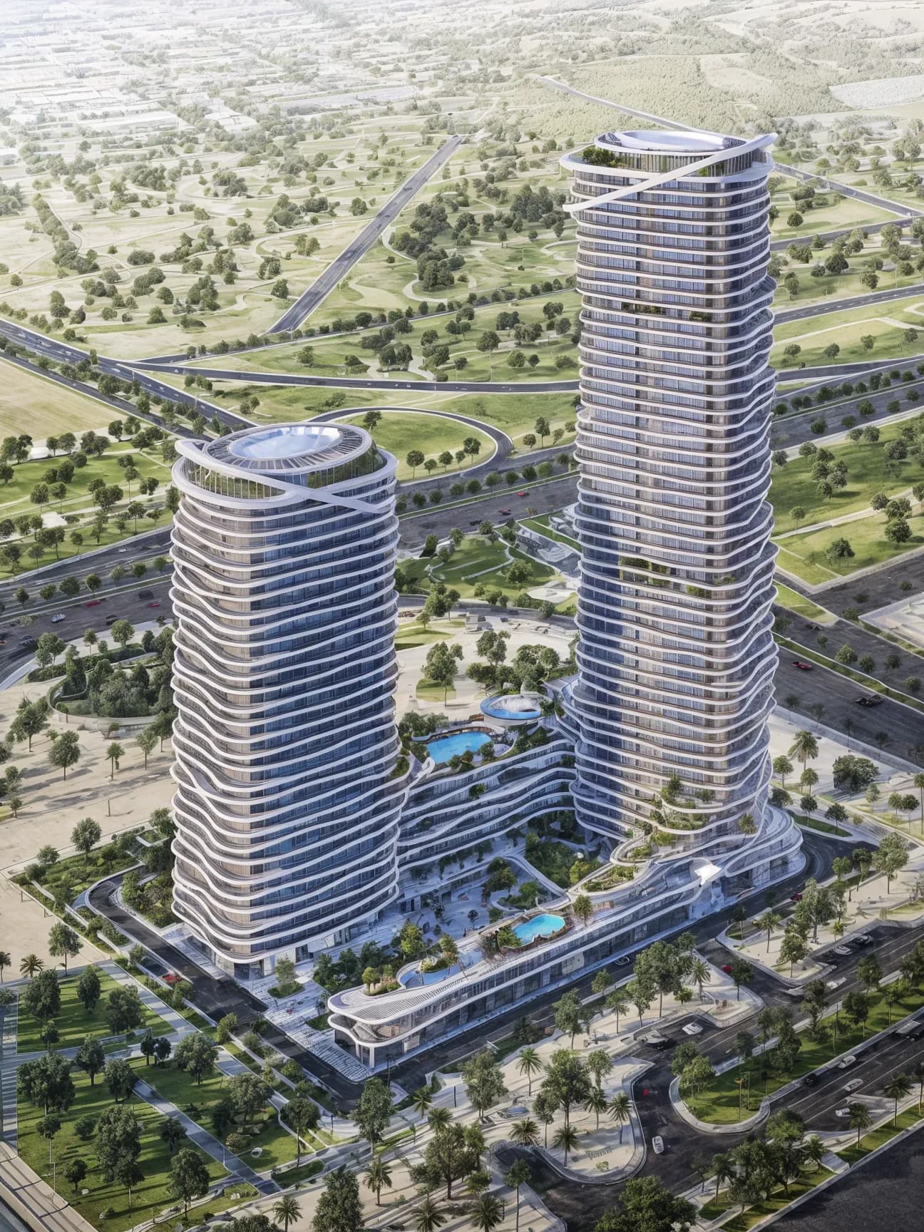 Twin Tower — Exterior 7