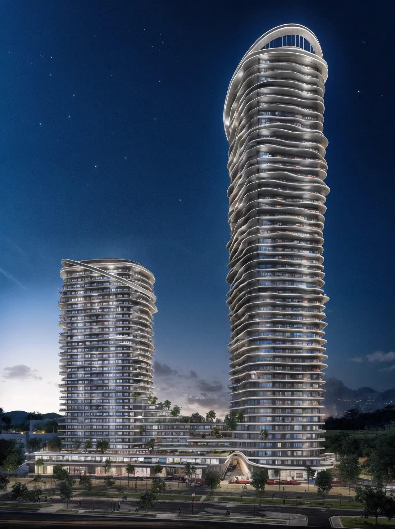 Twin Tower — Exterior 8